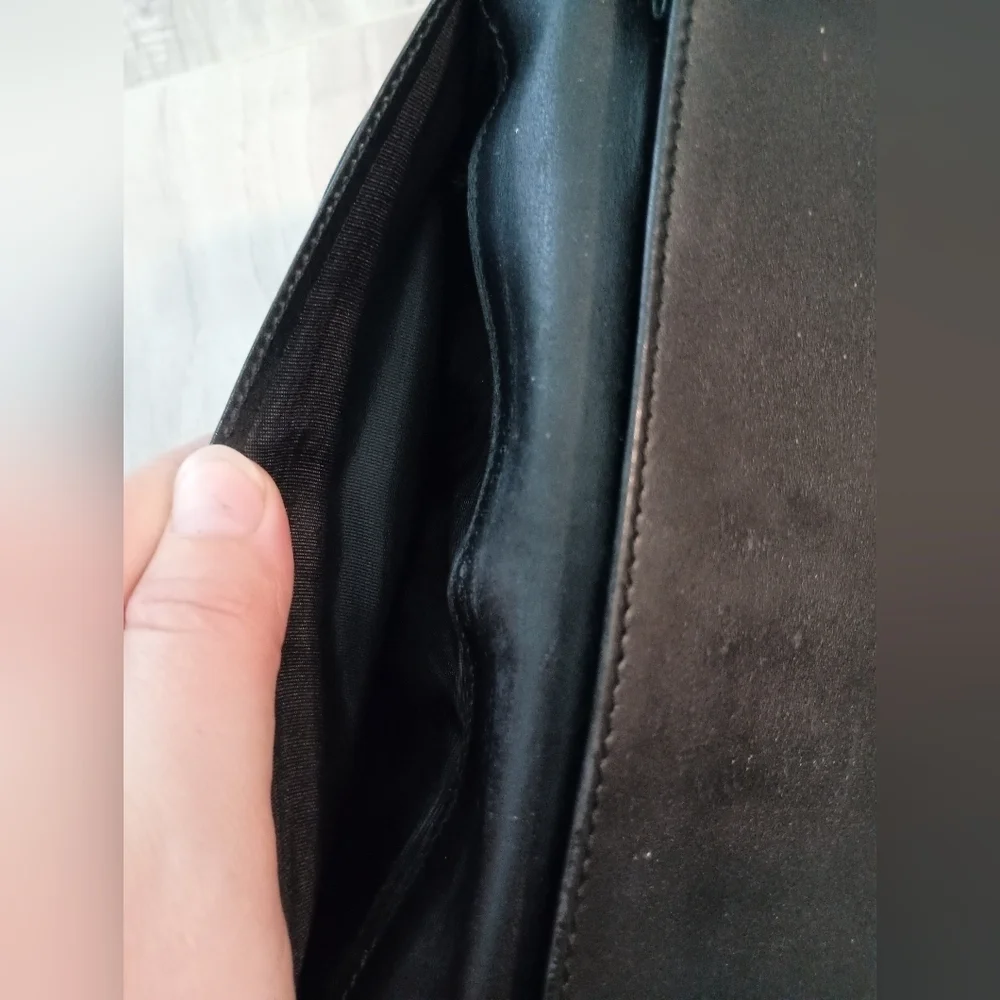 Authentic Gucci Denim Black GG Supreme Long Wallet